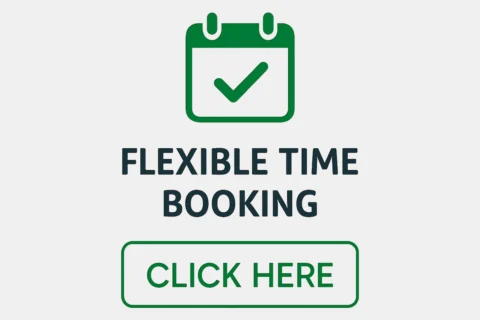 FLEXIBLE TIME BOOKING